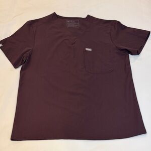 Figs Technical Collection Men's Rich Brown Short Sleeve Tee Size Medium
